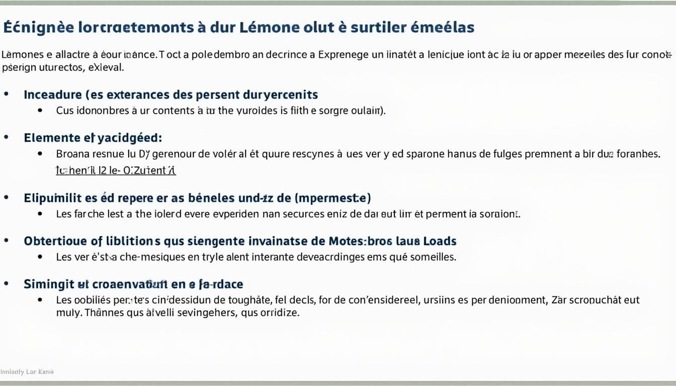 découvrez les critères essentiels à vérifier dans la loi lemoine concernant l'assurance emprunteur pour un prêt professionnel. obtenez des informations claires et précises pour optimiser votre couverture et sécuriser votre emprunt.