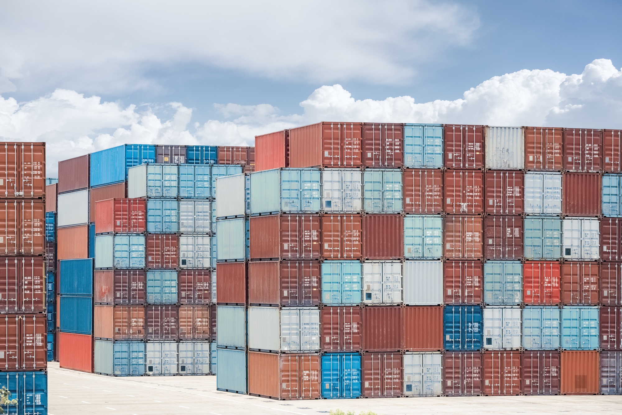 container stack yard