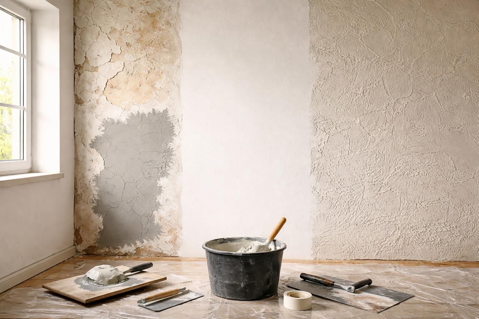 découvrez comment choisir le type d'enduit intérieur adapté à l'état de vos murs pour garantir une finition parfaite et durable.