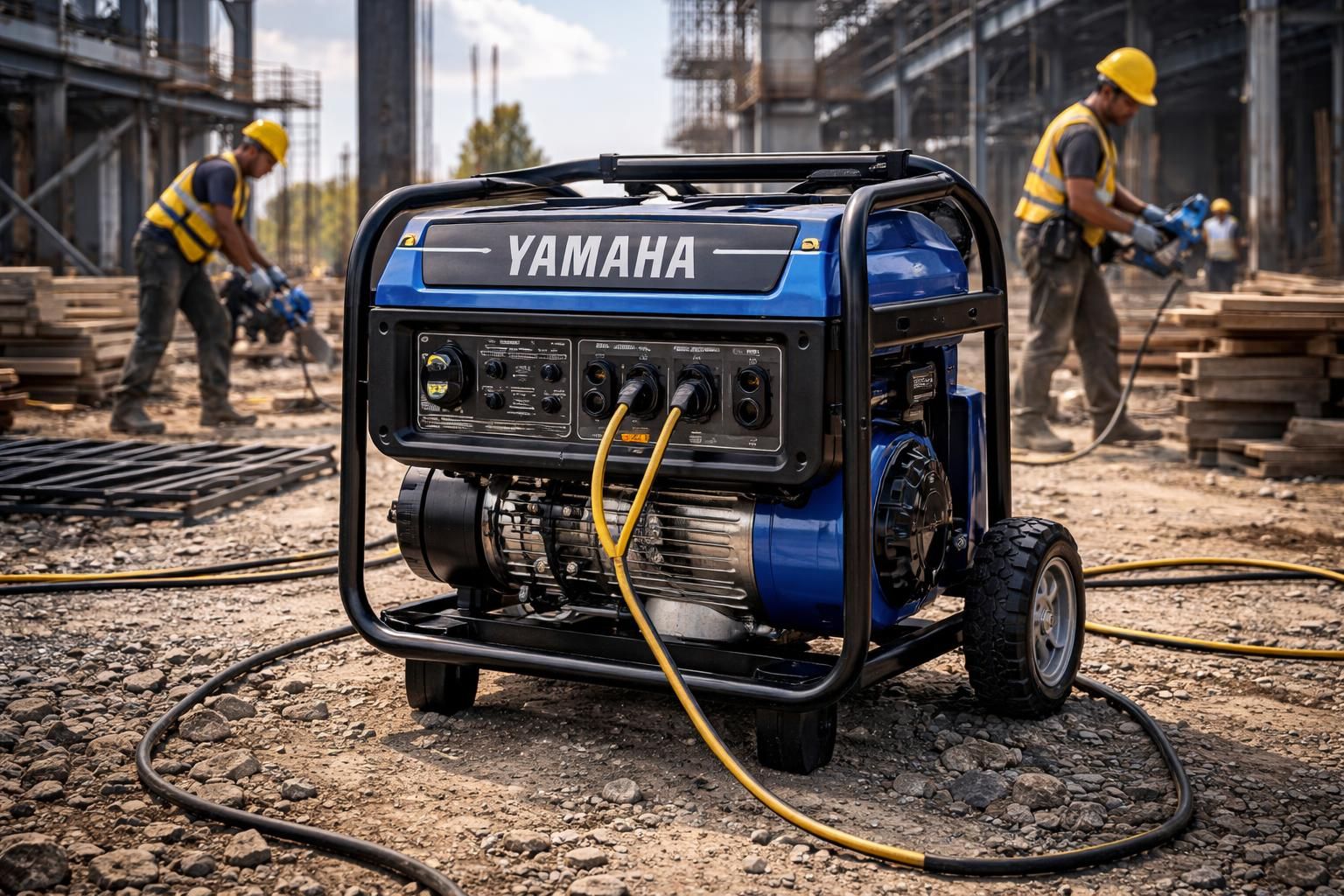 découvrez la puissance et la fiabilité des groupes électrogènes yamaha, l'excellence japonaise au service de vos chantiers pour une performance optimale.