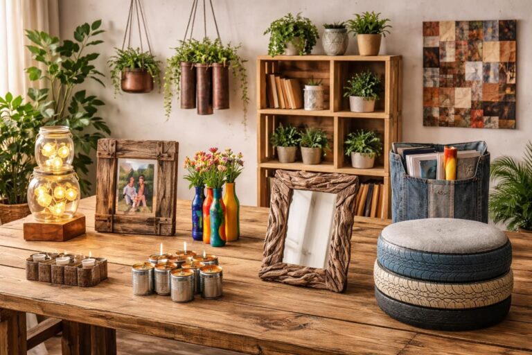 Matériaux de récupération : 10 idées brico pour une déco éco-responsable