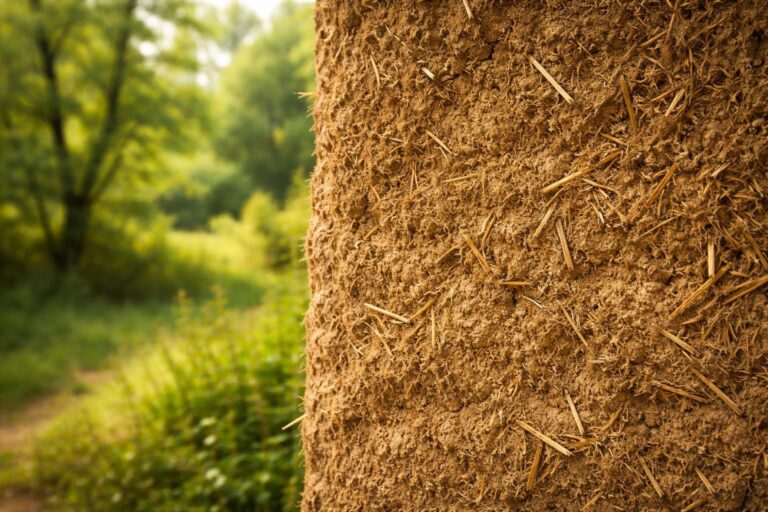 Mur en terre-paille : les avantages de cette technique bio-sourcée
