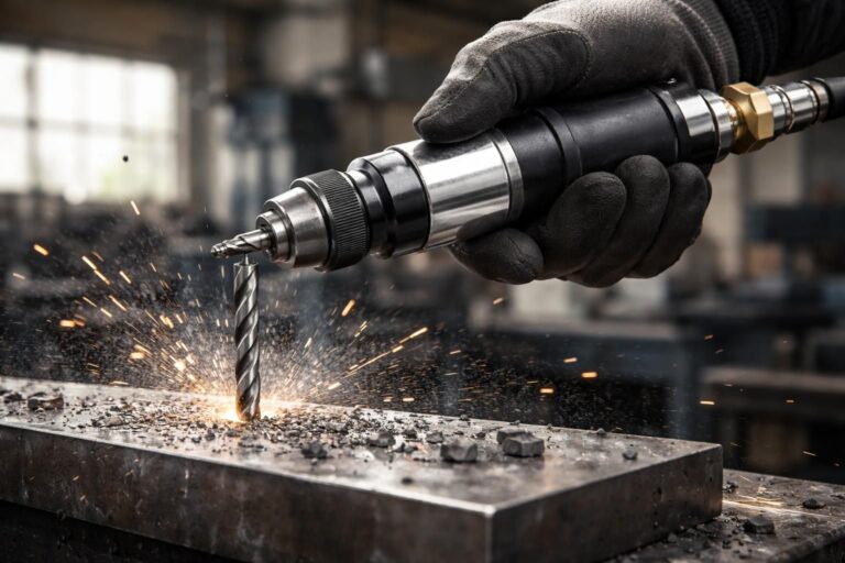 Perceuse pneumatique pro : l&rsquo;outil idéal pour un perçage intensif