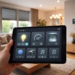 découvrez comment une tablette en contrôle central optimise la gestion de votre maison en automatisant les scénarios pour les lumières, le chauffage et les volets, pour un confort et une économie d'énergie améliorés.