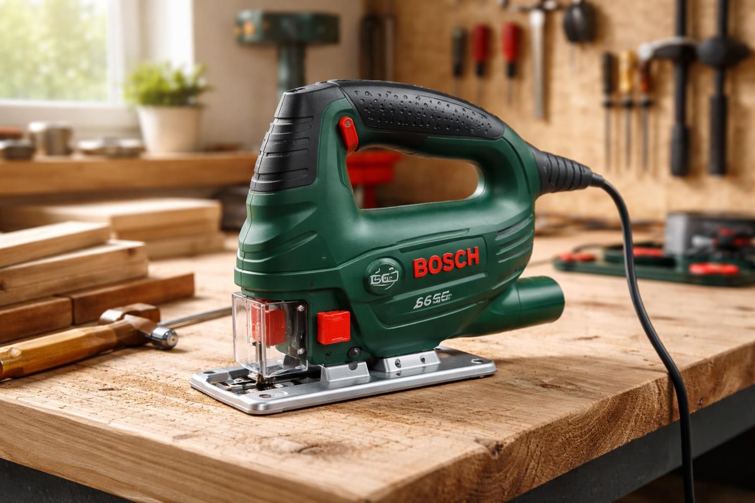 découvrez notre test complet de la bosch pst 650, la scie sauteuse parfaite pour les débutants en bricolage, alliant simplicité d'utilisation et efficacité.