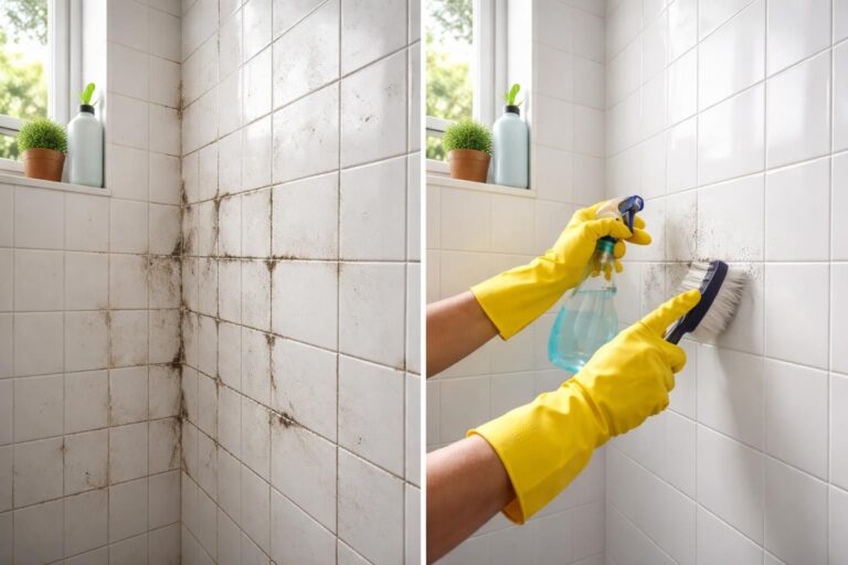 Comment nettoyer et éliminer durablement les traces de moisi dans votre douche