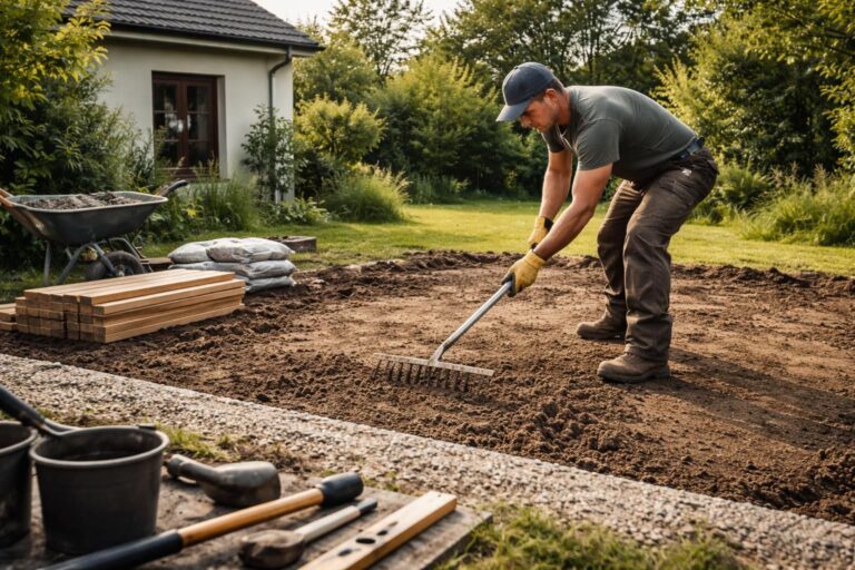 Préparer le sol avant de poser une terrasse en bois : le guide complet