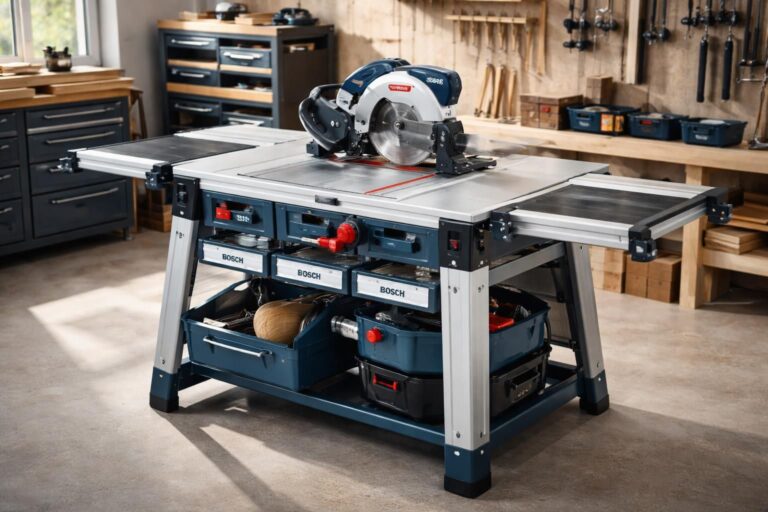 Station de sciage Bosch : transformez votre scie en outil fixe pro