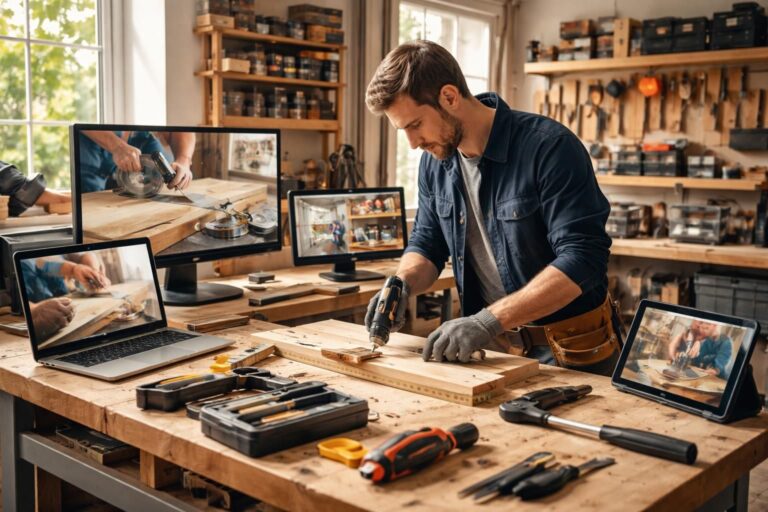 Vidéos de bricolage : les meilleures chaînes pour apprendre en ligne