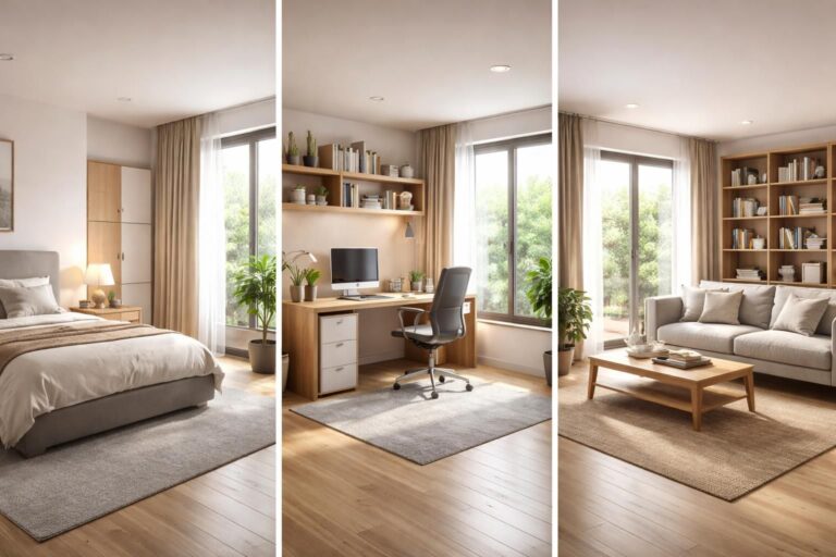 Taille d&rsquo;une pièce de maison : quelles sont les surfaces idéales par type de chambre