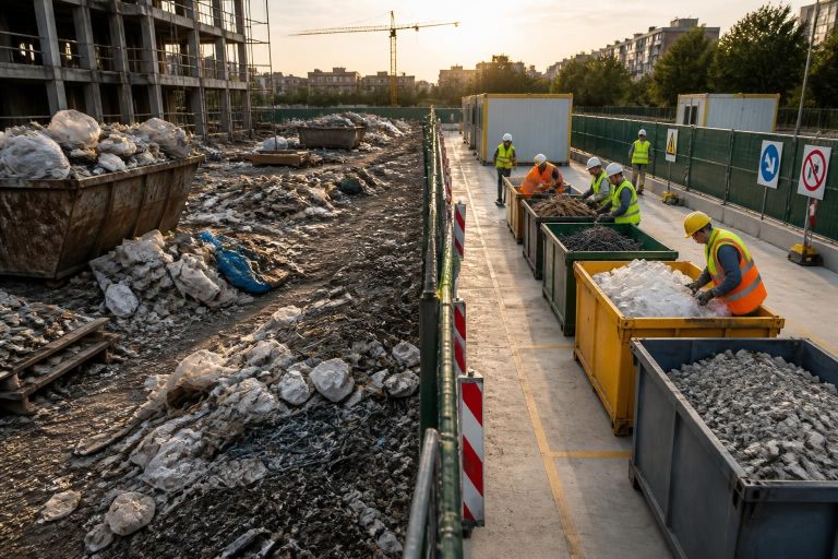 Déchets de chantier : les erreurs fréquentes et les bonnes pratiques